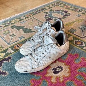 Stylish Silver Sneakers